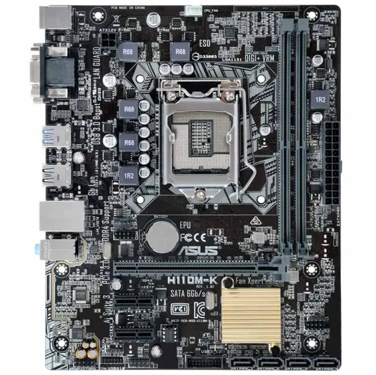 خرید مادربرد ایسوس H110M-K DDR4 با فرم فاکتور Micro-ATX