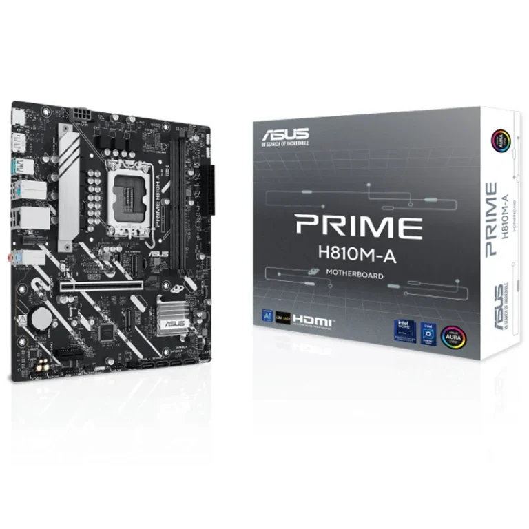 مادربرد ایسوس Prime H810M-A DDR5 با فرم فاکتور Micro-ATX و سوکت LGA 1851
