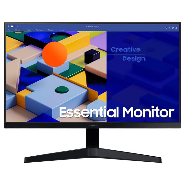 مانیتور سامسونگ Essential S3 LS27C310 سایز 27 اینچ با پنل IPS و صفحه تخت