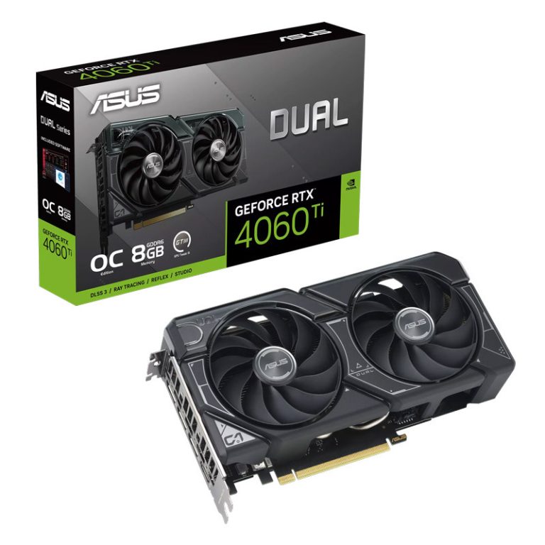 کارت گرافیک ASUS Dual GeForce RTX 4060Ti OC 8GB با حافظه GDDR6