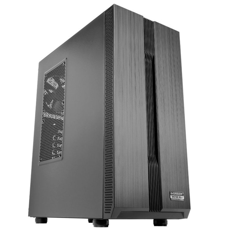کیس کامپیوتر گرین HIWA Plus مشکی با فرم فاکتور Mid Tower