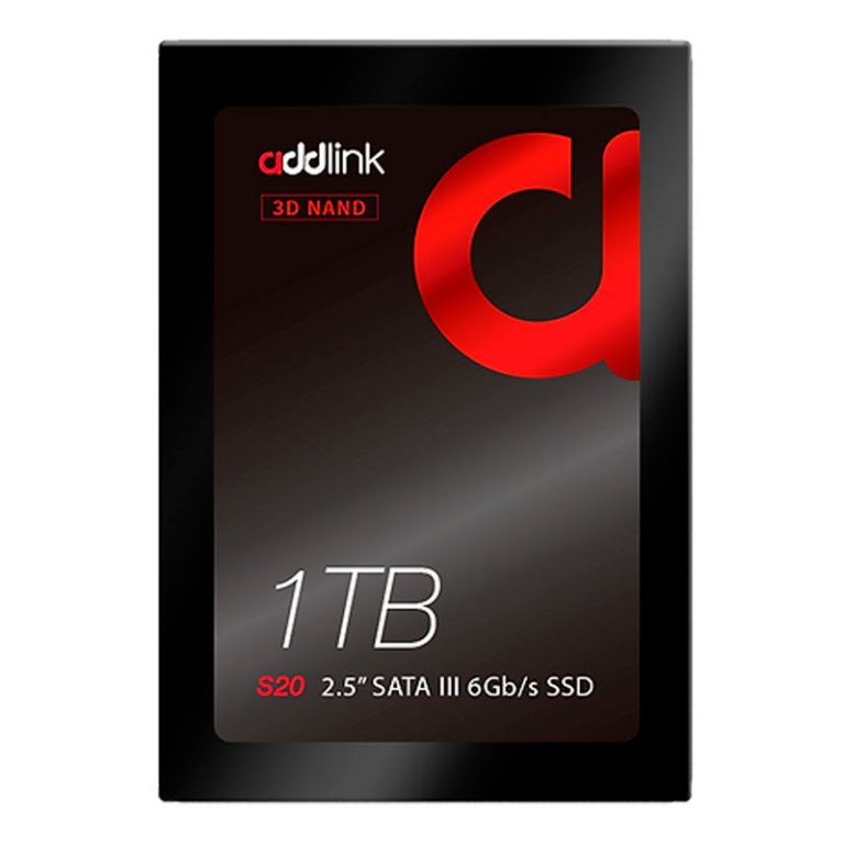 حافظه SSD ادلینک Addlink S20 1TB با فرم فاکتور 2.5 اینچ و رابط SATA III
