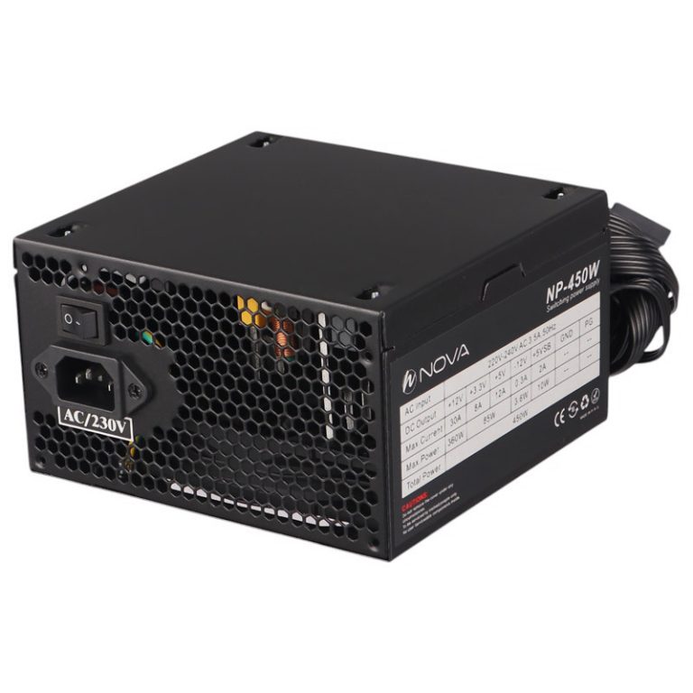 پاور 450 وات نوا Nova NP-450W با فن 120 میلی‌متری