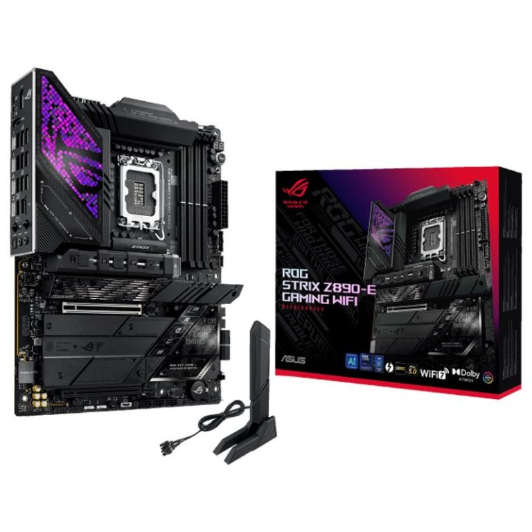 مادربرد ایسوس ROG STRIX Z890-E GAMING WIFI DDR5 با فرم فاکتور ATX
