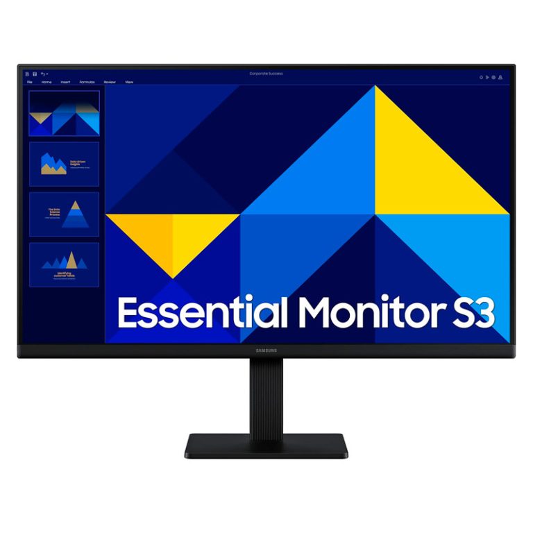 مانیتور سامسونگ Essential S3 S30GD 22 اینچ با پنل IPS و طراحی تخت