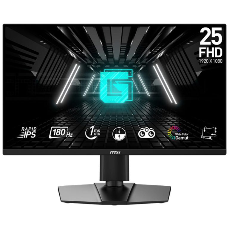 مانیتور گیمینگ MSI G255PF E2 با صفحه‌نمایش 24.5 اینچی IPS