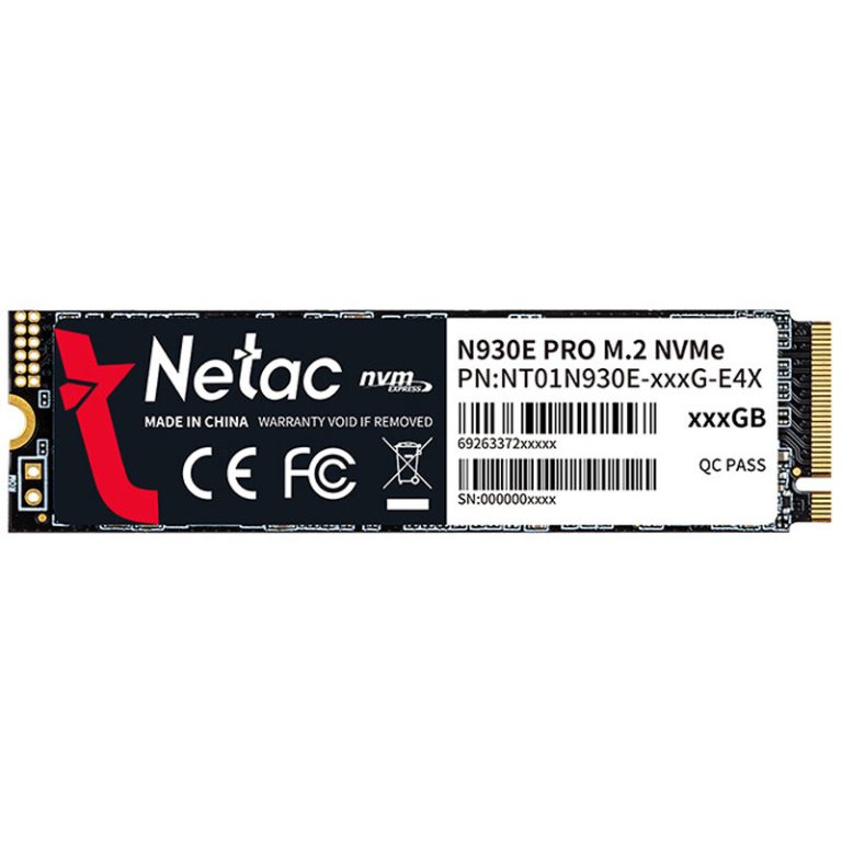 حافظه SSD نتاک Netac N930E Pro 256GB M.2 بدون هیت سینک