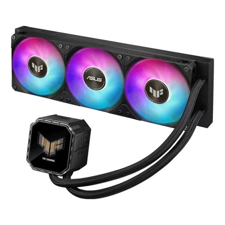 خنک کننده مایع پردازنده ایسوس TUF Gaming LC III 360 ARGB LCD با رادیاتور 360 میلی‌متری و نمایشگر واتربلاک