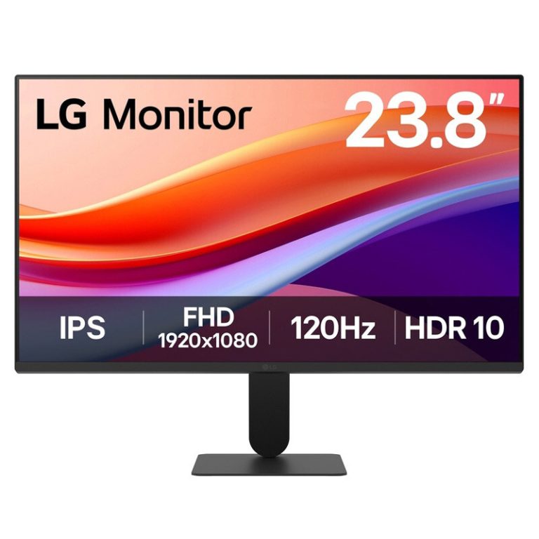 مانیتور ال جی 24U411A-B با صفحه نمایش 24 اینچ IPS و پایه