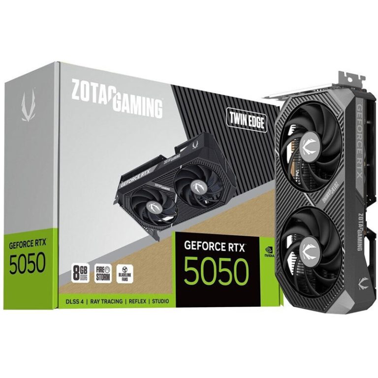 کارت گرافیک Zotac Gaming GeForce RTX 5050 Twin Edge با حافظه 8 گیگابایت GDDR6