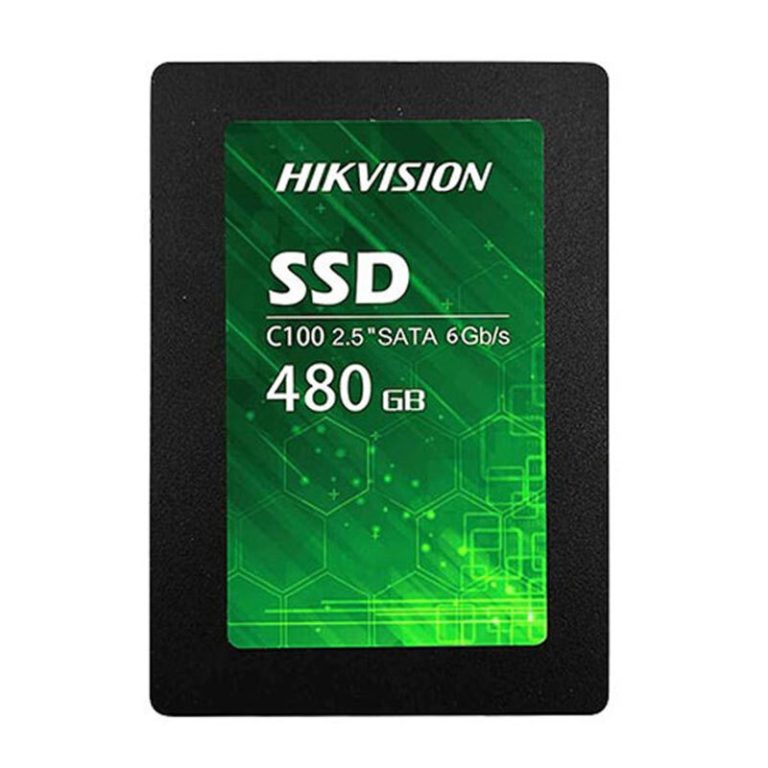 حافظه SSD هایک ویژن Hikvision C100 ظرفیت 480 گیگابایت با فرم فاکتور 2.5 اینچ