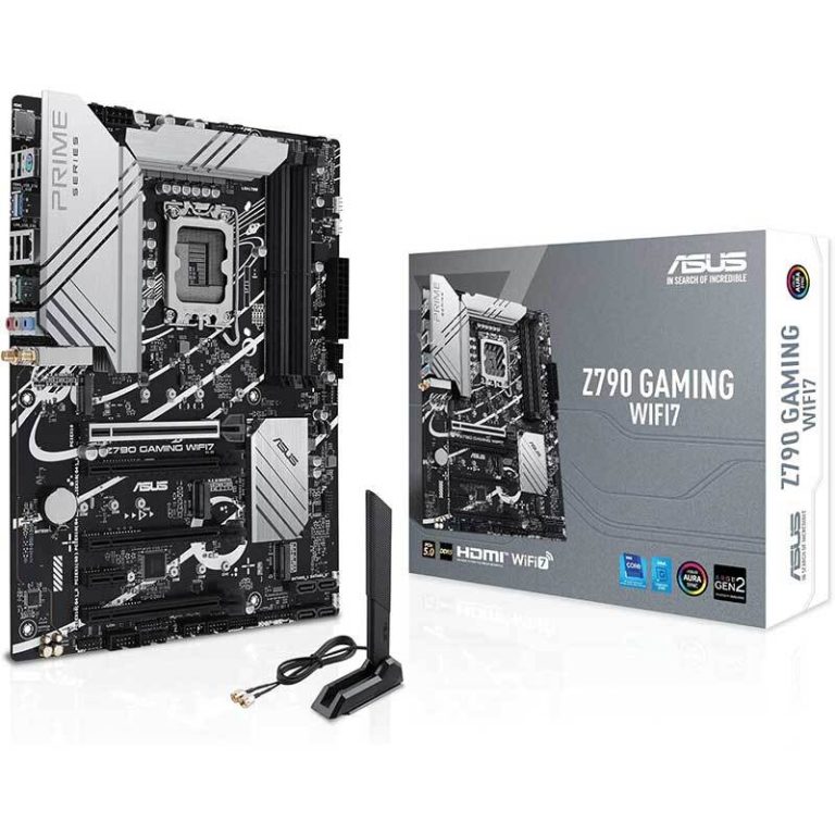 مادربرد ایسوس Prime Z790 GAMING WIFI7 DDR5 با سوکت LGA 1700 و چیپست Intel Z790