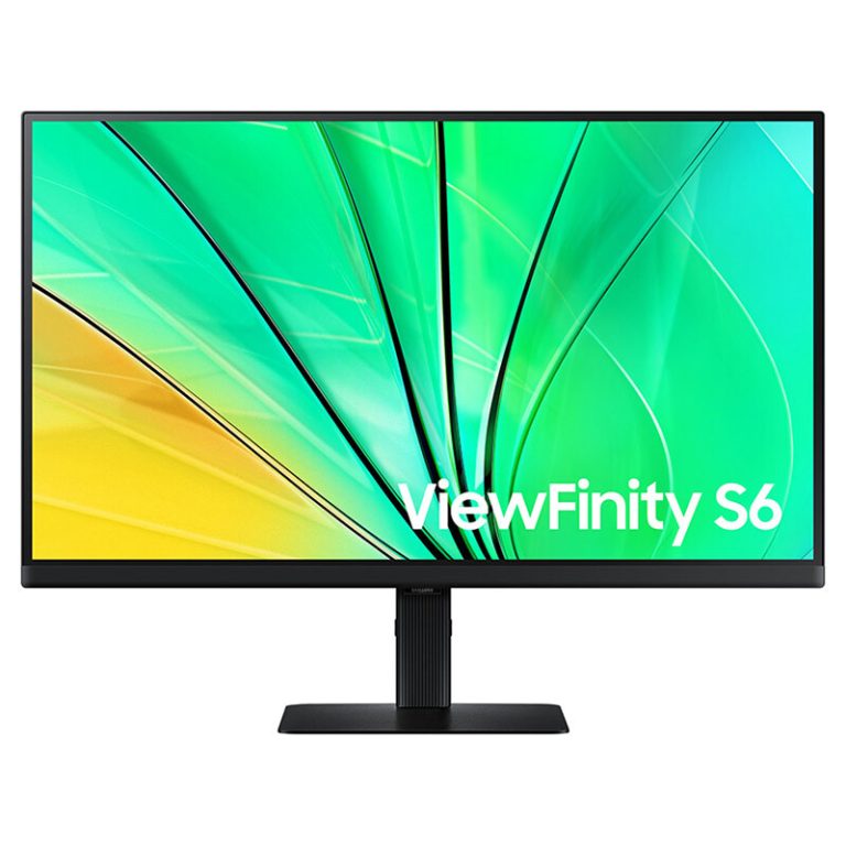 مانیتور سامسونگ ViewFinity S6 S60D سایز 27 اینچ با پنل IPS و پایه ارگونومیک