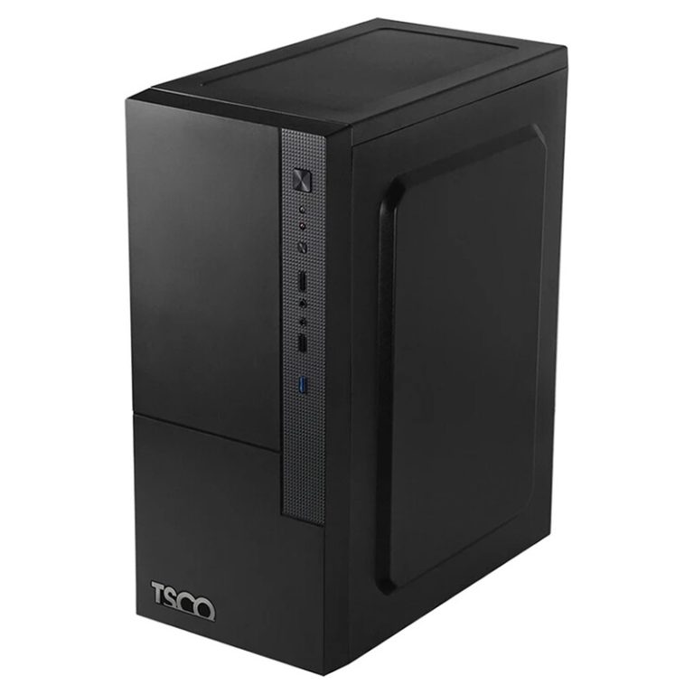 کیس کامپیوتر تسکو مدل TC 4485FA با بدنه پلاستیکی و فلزی