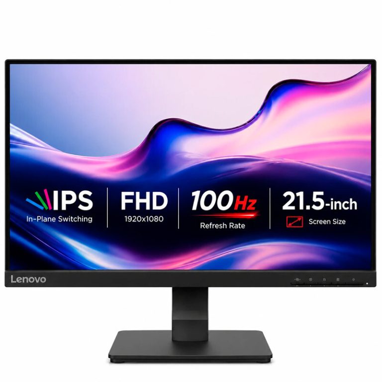 مانیتور لنوو L22-4e سایز 21.5 اینچ با پنل IPS و پایه رومیزی