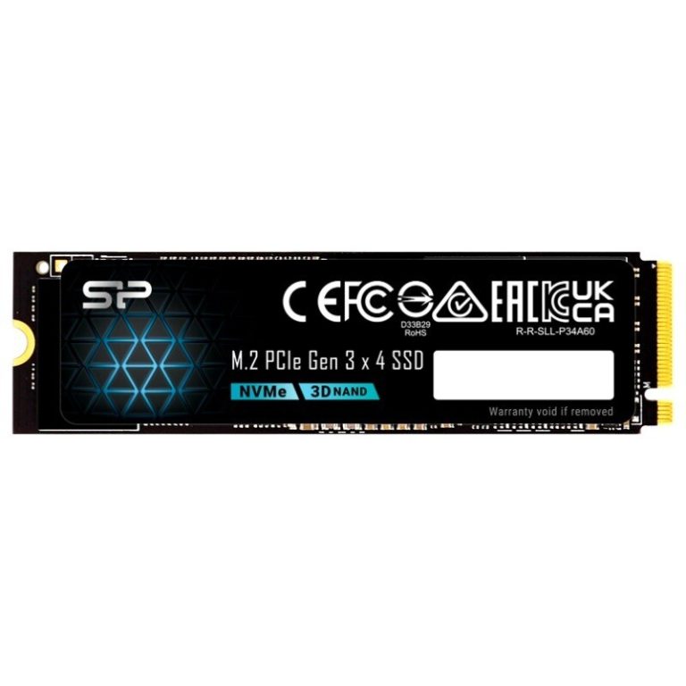 حافظه SSD سیلیکون پاور P34A60 ظرفیت یک ترابایت با فرم فاکتور M.2
