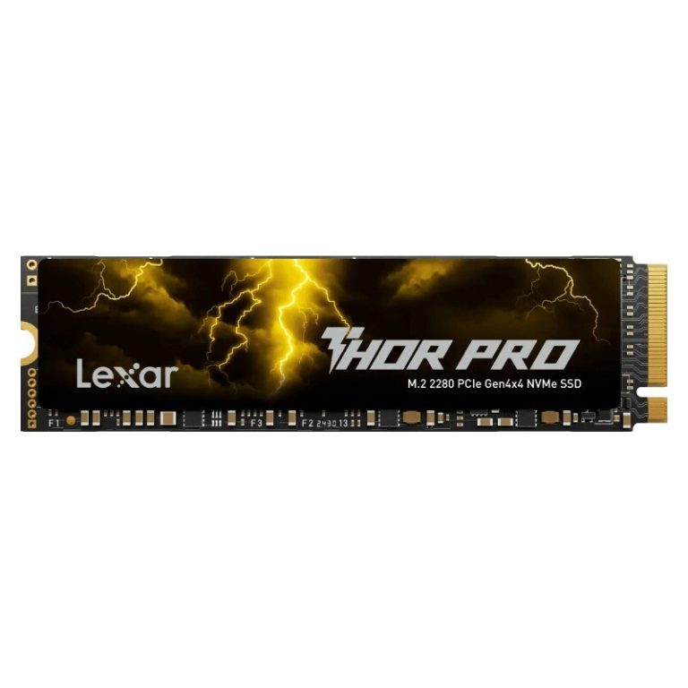 حافظه SSD لکسار Thor Pro 512GB با فرم‌فاکتور M.2 و رابط PCIe 4.0 x4