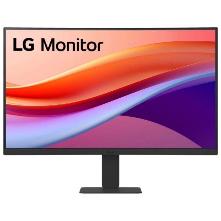 مانیتور خمیده ال جی 24U421 سایز 23.8 اینچ با پنل VA و نمایشگر Full HD