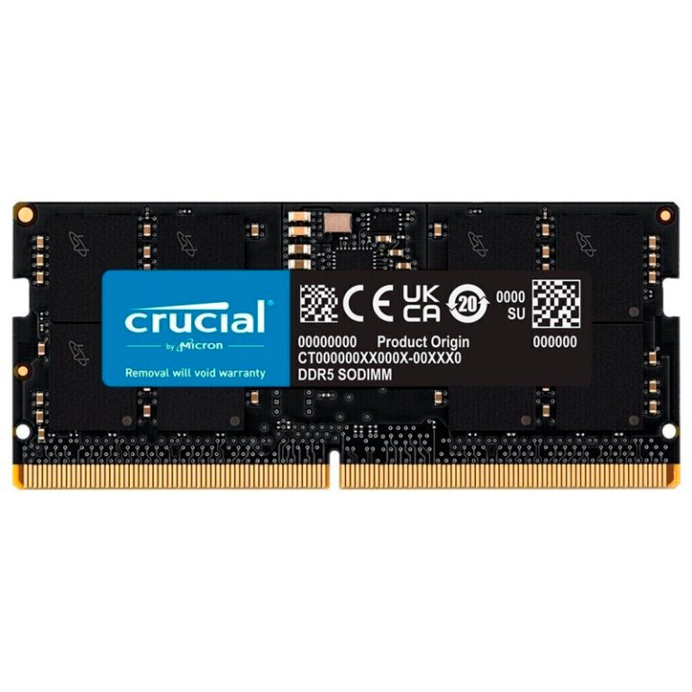 رم لپ تاپ کروشیال CT16G48C40S5 DDR5 ظرفیت 16 گیگابایت