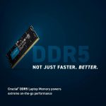 رم لپ تاپ کروشیال CT16G48C40S5 DDR5 16GB 4800MHz CL40