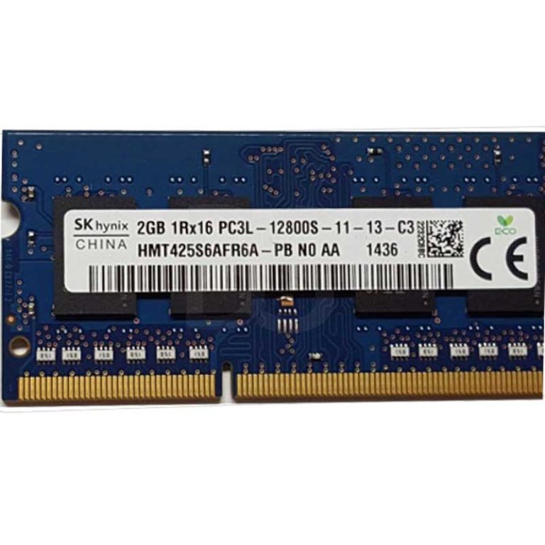 رم لپ تاپ هاینیکس Hynix PC3L 2GB 12800S با ظرفیت 2 گیگابایت
