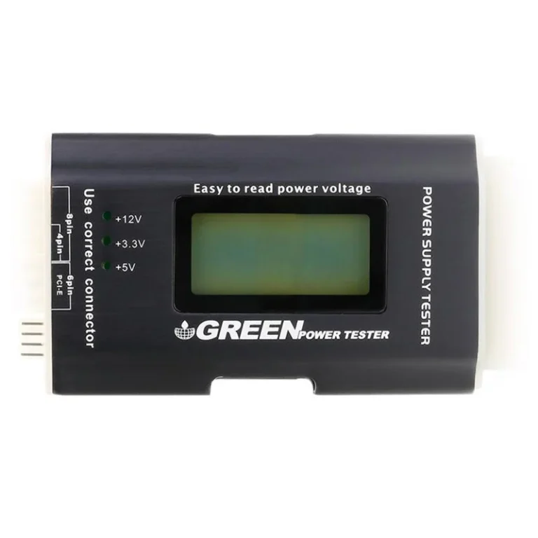 خرید تستر پاور دیجیتال گرین با نمایشگر LCD و هشدار صوتی