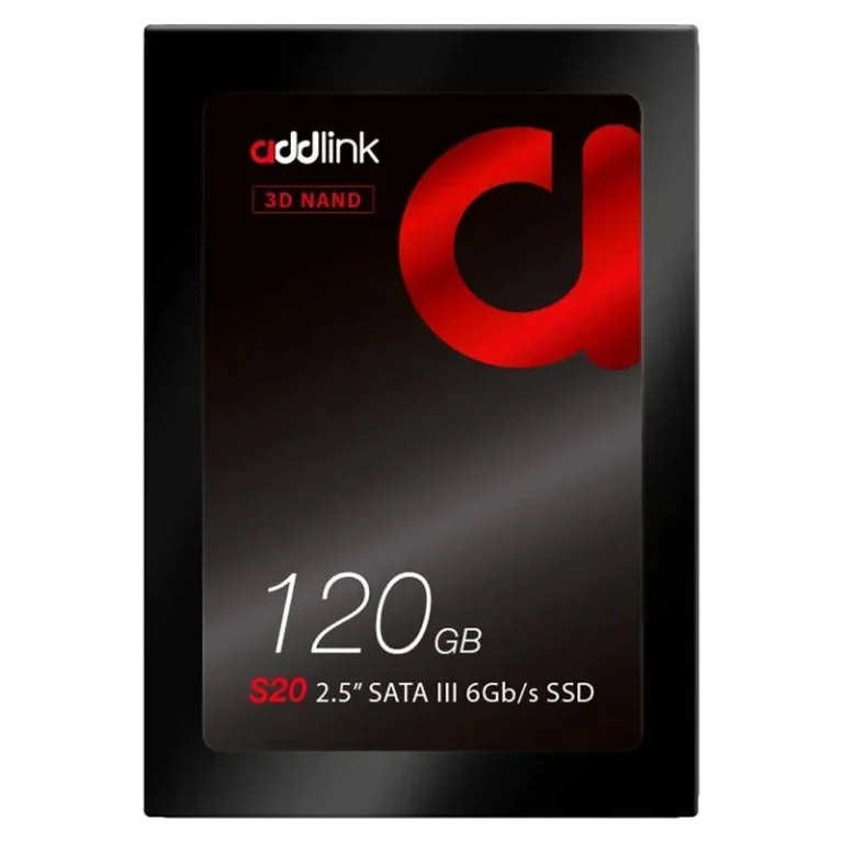 حافظه SSD ادلینک Addlink S20 ظرفیت 120 گیگابایت با فرم‌فاکتور 2.5 اینچی