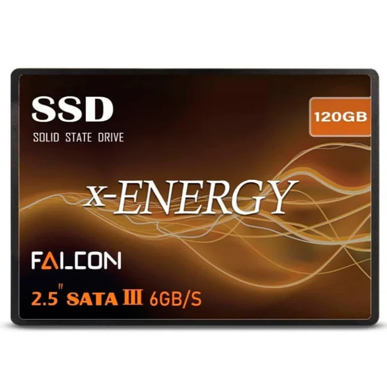 حافظه SSD اینترنال ایکس انرژی Falcon 120GB با فرم‌فاکتور 2.5 اینچ و رابط SATA III