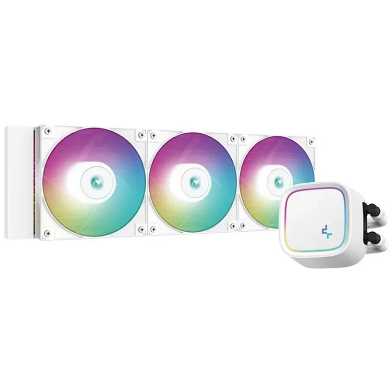 خرید خنک کننده مایع پردازنده دیپ کول GAMMAXX LE720 WH با سه فن ۱۲۰ میلی‌متری