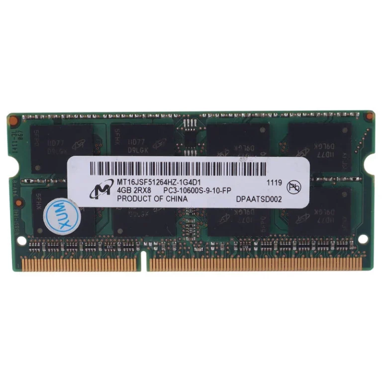 رم لپ تاپ میکرون MT16JSF51264HZ-1G4D1 DDR3 4GB 1333MHz CL9