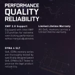 رم کامپیوتر گیل Pristine DDR4 4GB Single 2666MHz CL19