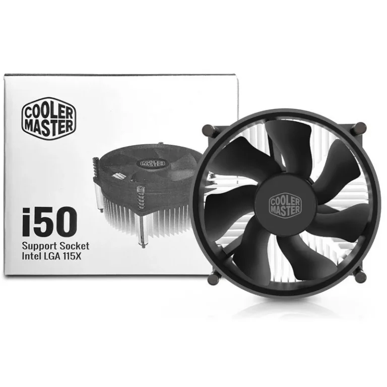 خرید فن پردازنده کولر مستر Cooler Master Standard Cooler i50 با فن 92 میلی‌متری