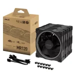 فن کیس ایسوس Prime MR120 ARGB Reverse Blade سایز 120 میلی متری بسته 3 عددی