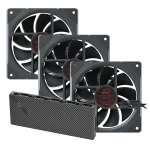 فن کیس تسکو Skadi Lumina GFAN 310 سایز 120 میلی متری بسته 3 عددی