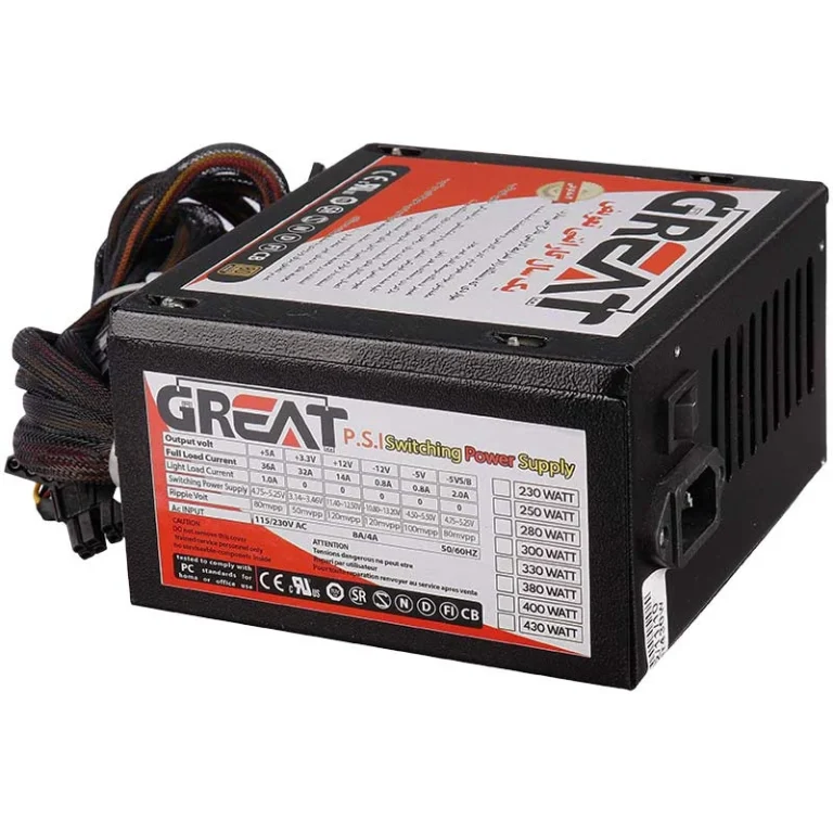 خرید پاور گریت Great GR430 Bronze با توان خروجی 430 وات
