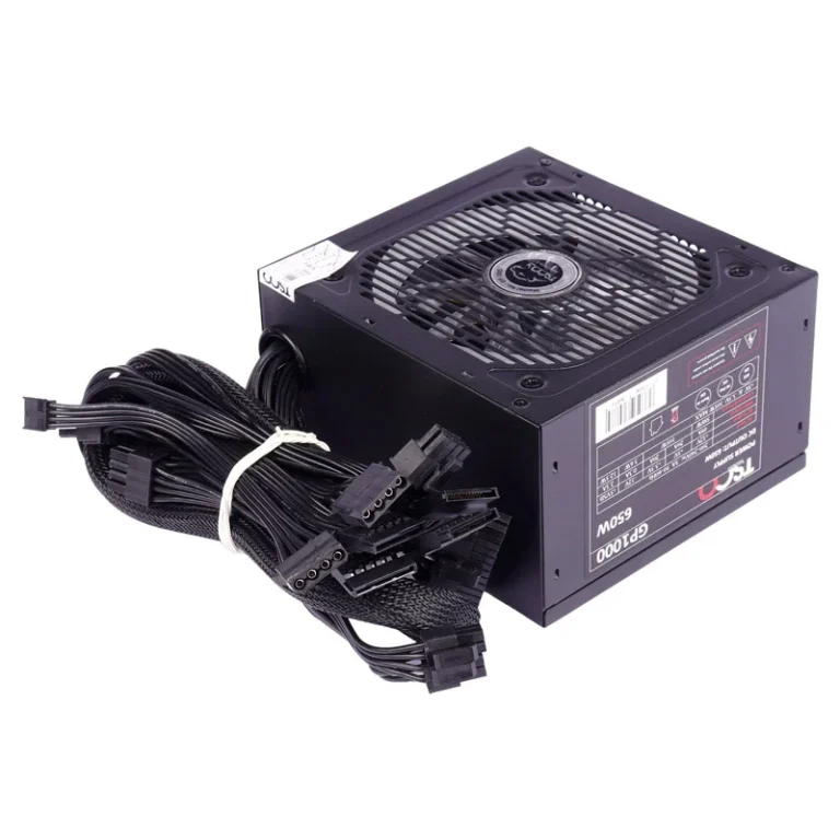خرید پاور تسکو TSCO GP 1000 RGB White با نورپردازی RGB و توان 650 وات