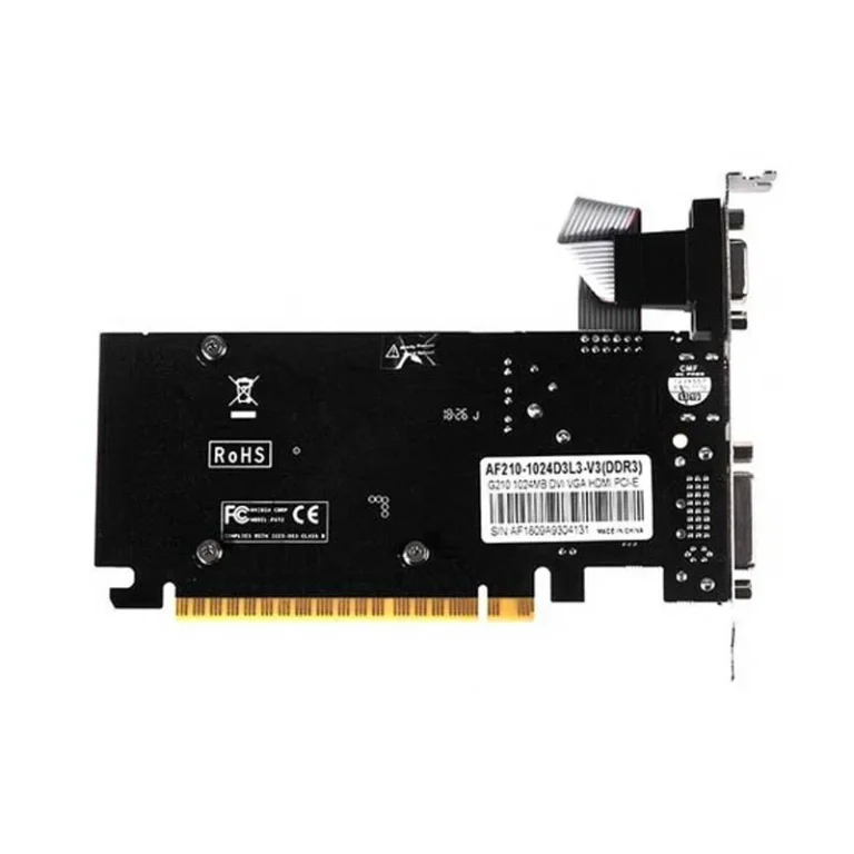 خرید کارت گرافیک AFOX GT210 یک گیگابایت DDR3 با خروجی VGA HDMI و DVI