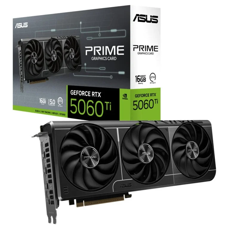 کارت گرافیک ASUS Prime GeForce RTX 5060 Ti 16GB GDDR7 128Bit