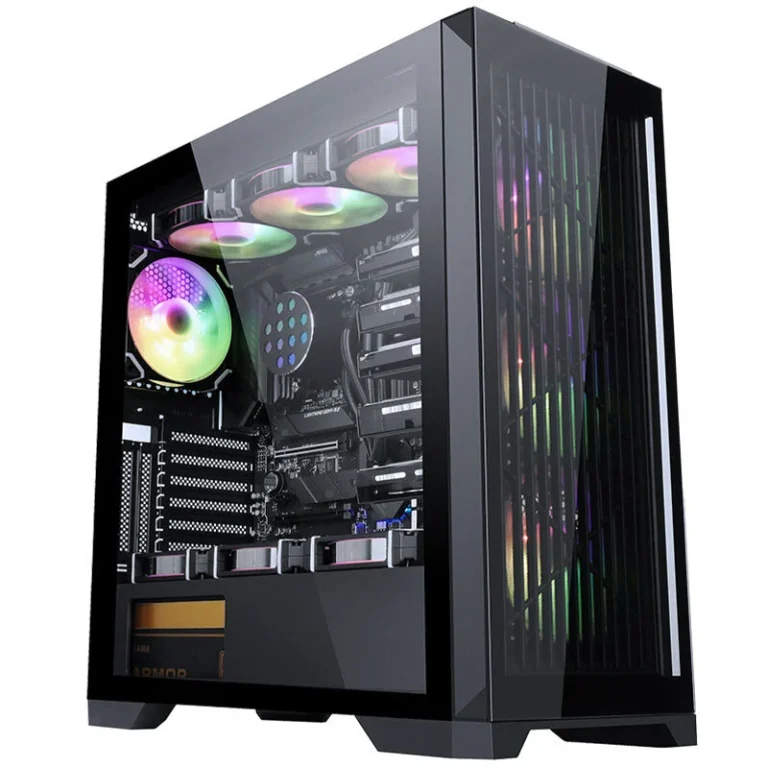 خرید کیس کامپیوتر تسکو GC4511 با پنجره شیشه‌ای و پورت Type-C