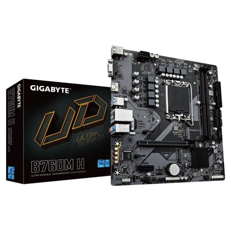 مادربرد گیگابایت B760M H rev.1.0 DDR5 با سوکت LGA 1700