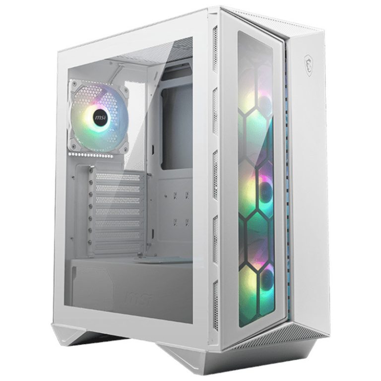 کیس کامپیوتر ام اس آی MSI MPG Gungnir 110R White با پنجره شیشه‌ای