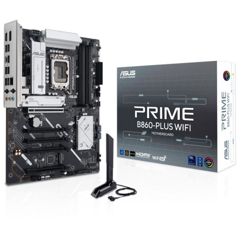 مادربرد ایسوس Prime B860-Plus-WIFI DDR5 با سوکت LGA 1851 و چیپست Intel B860