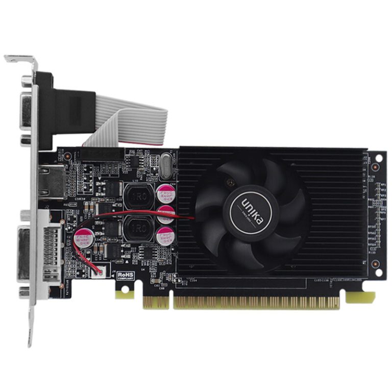 کارت گرافیک Unika GeForce GT610 2GB DDR3 با خروجی HDMI و VGA