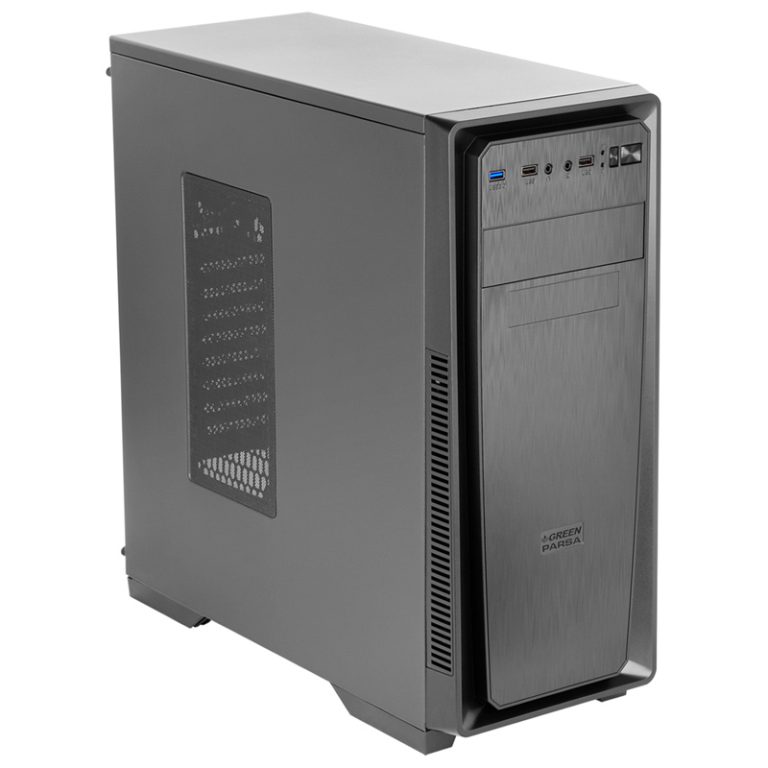 کیس کامپیوتر گرین Parsa مشکی با فرم Mid Tower